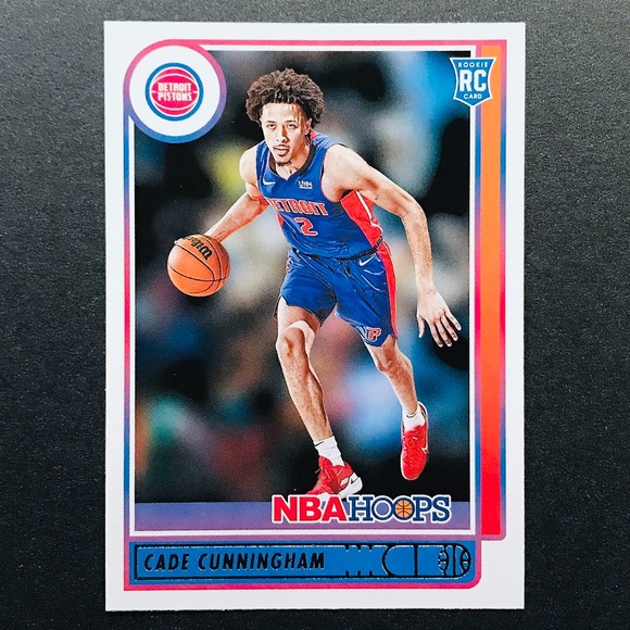 Cade Cunningham RC - 2021-22 Hoops #201 - Picture 1 of 2